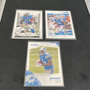 Jahvid Best Lions NFL Card Lott